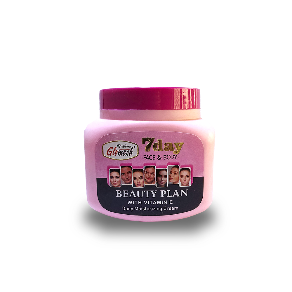 Glomesh Face & Body Cream & Vitamin E 7 Day 400ml
