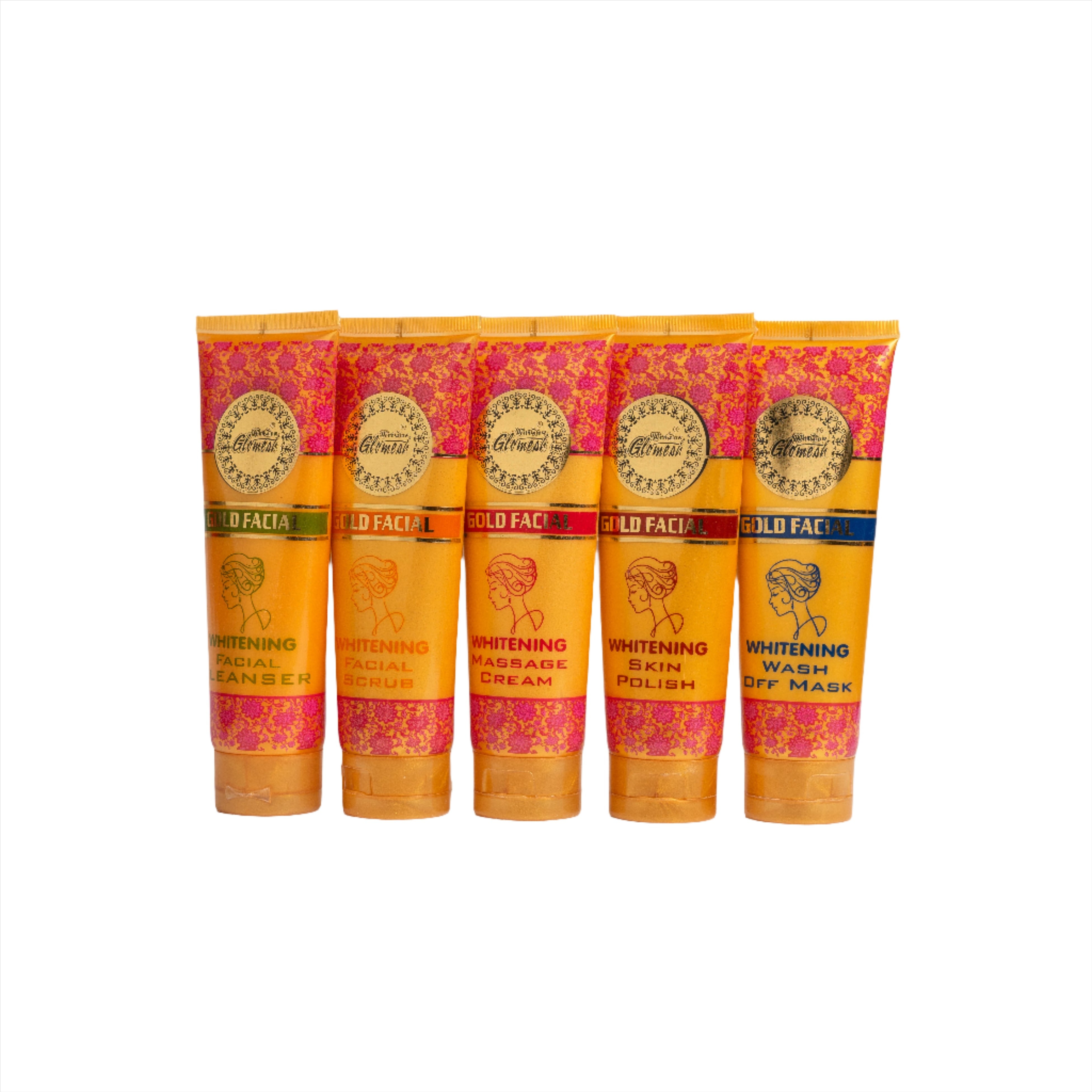 5 Steps Gold Facial 5 in 1 Tube Kit