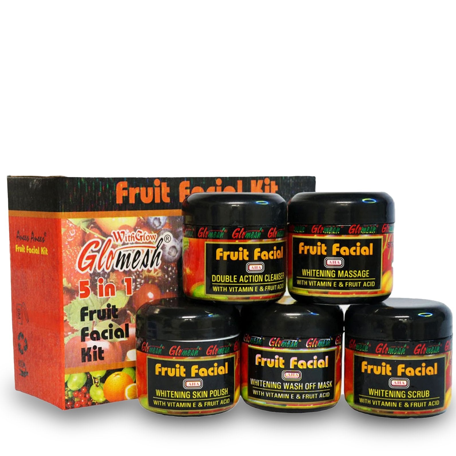 5 Steps mini Fruit Facial 5 In 1 Kit