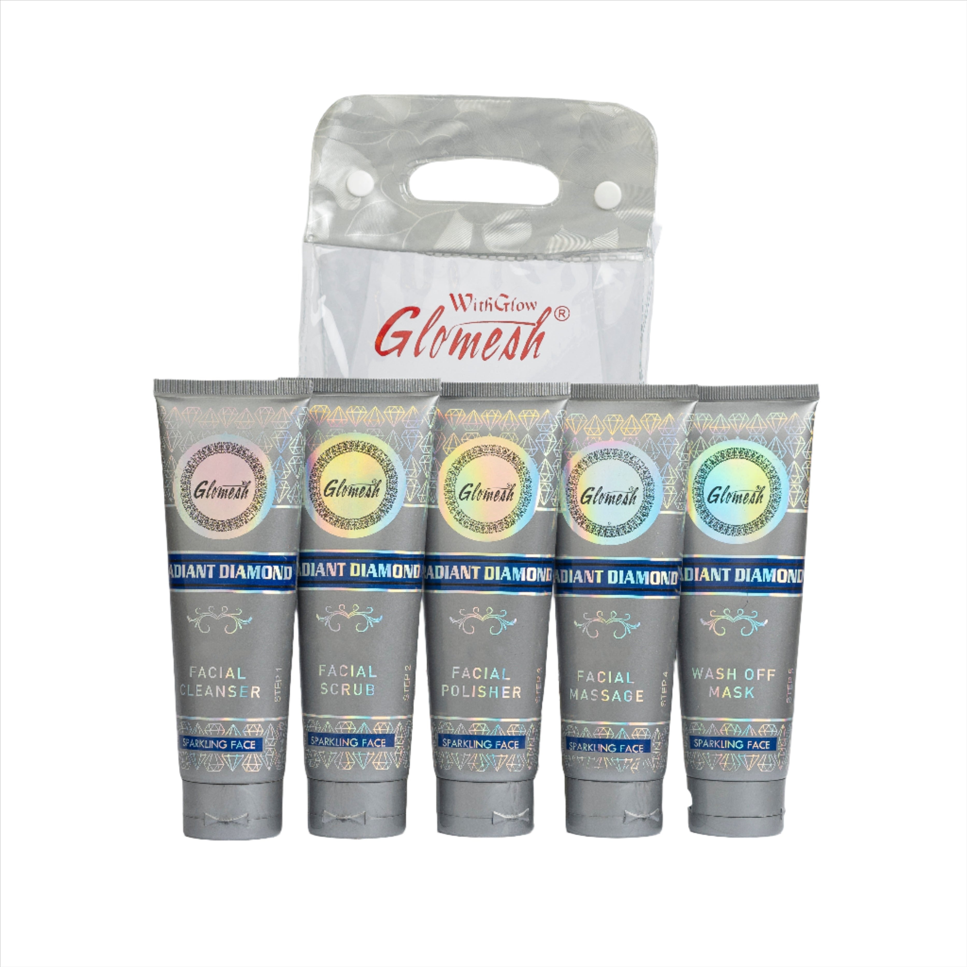 5 Steps Radiant Diamond Facial 5 in 1 Tube Kit