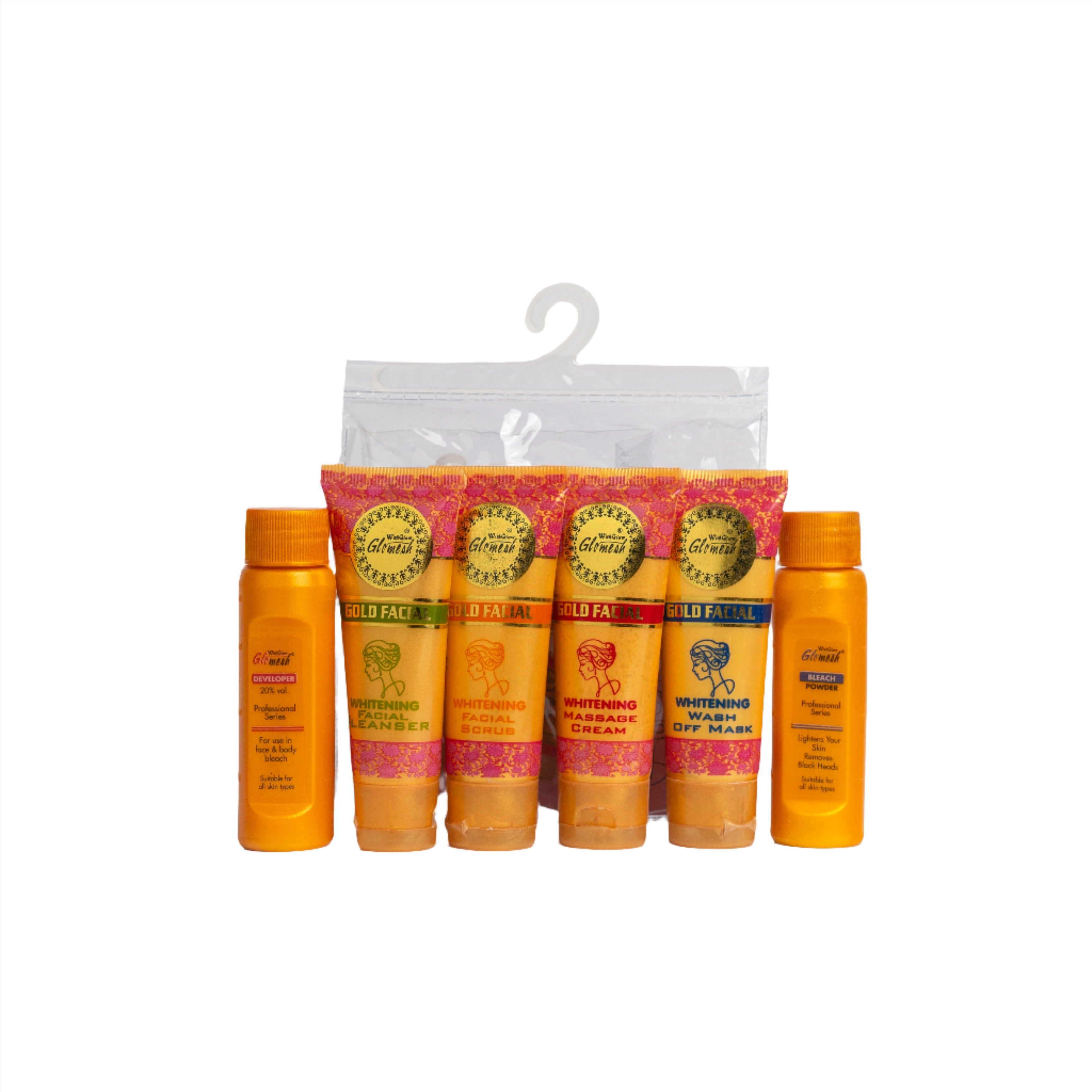 6 Steps mini Gold Facial 6 in 1 Tube Kit