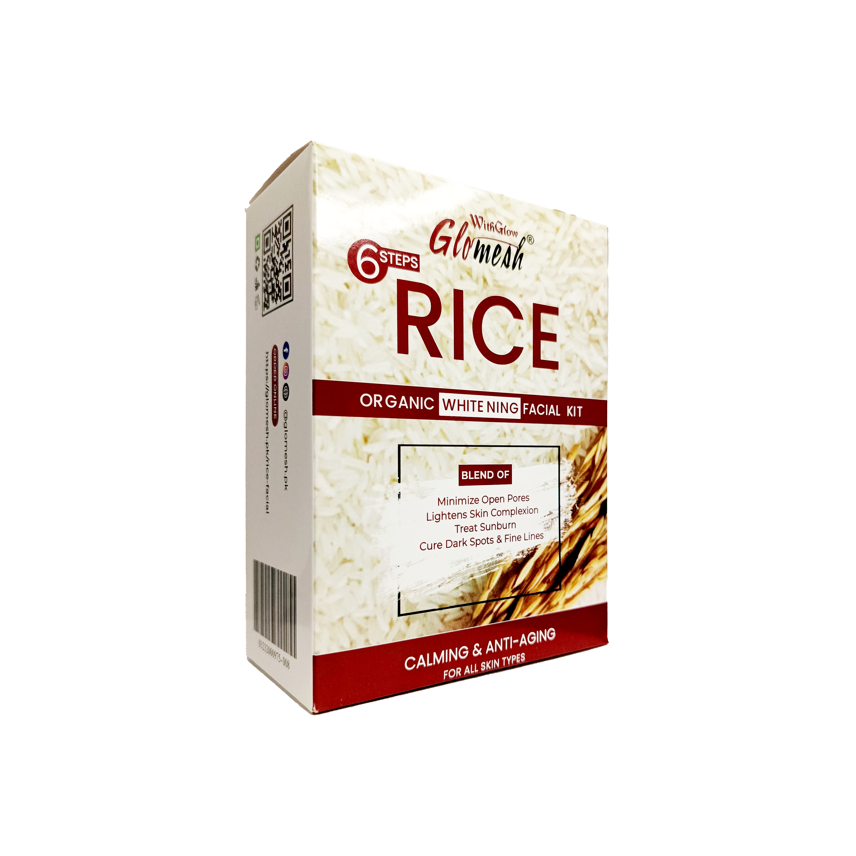 6 Steps Rice Facial 6 in 1 Sachet Kit