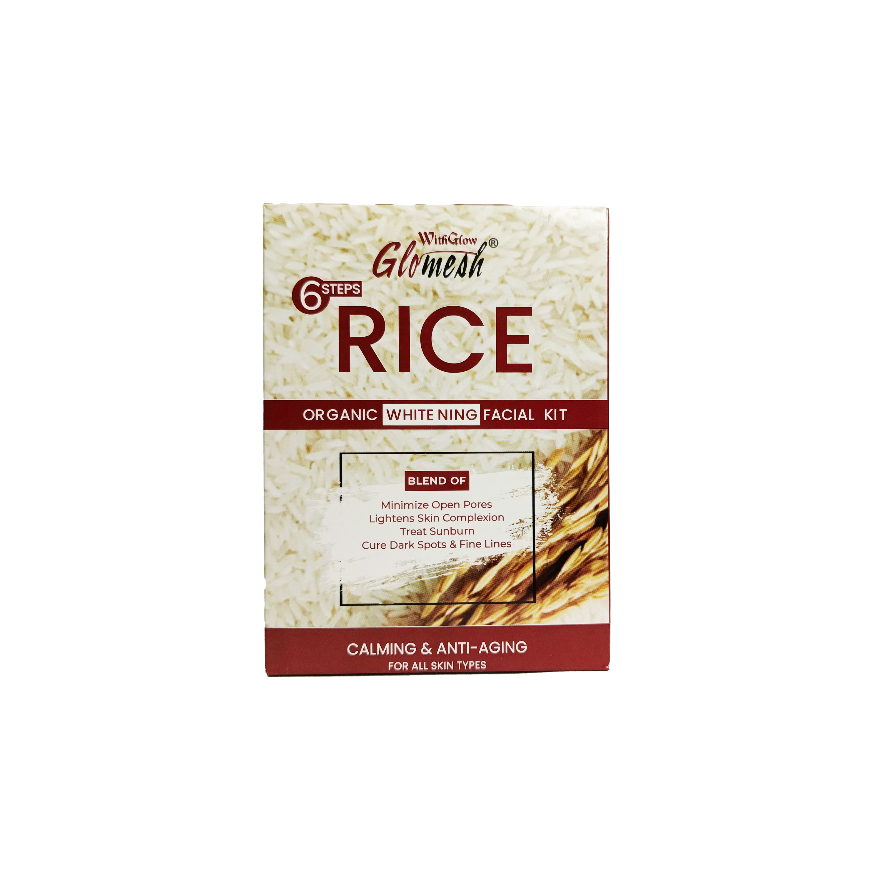 6 Steps Rice Facial 6 in 1 Sachet Kit