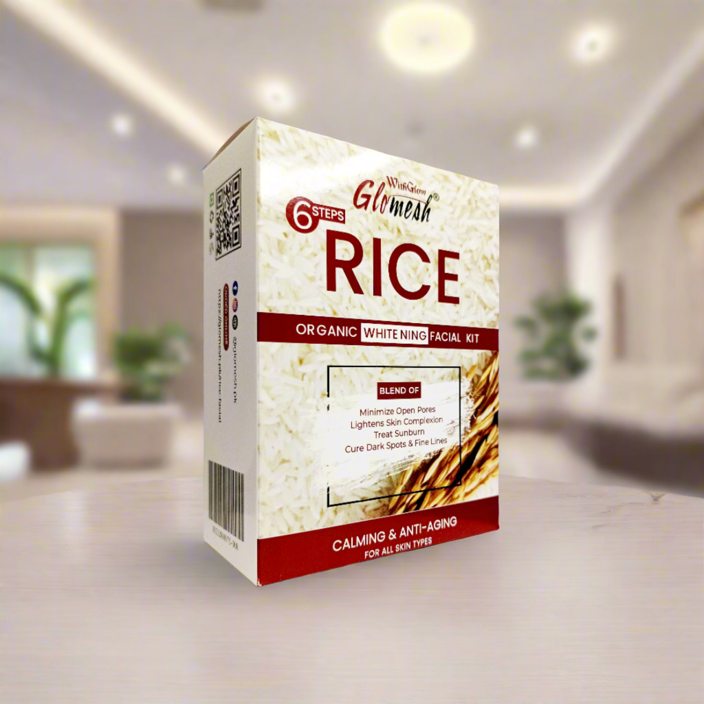 Buy 6 Steps Rice Facial 6 in 1 Sachet Kit – Glomesh