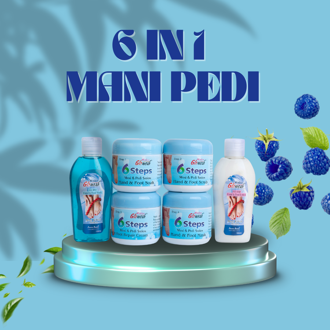 Glomesh Mani & Pedi Kit 6 IN 1