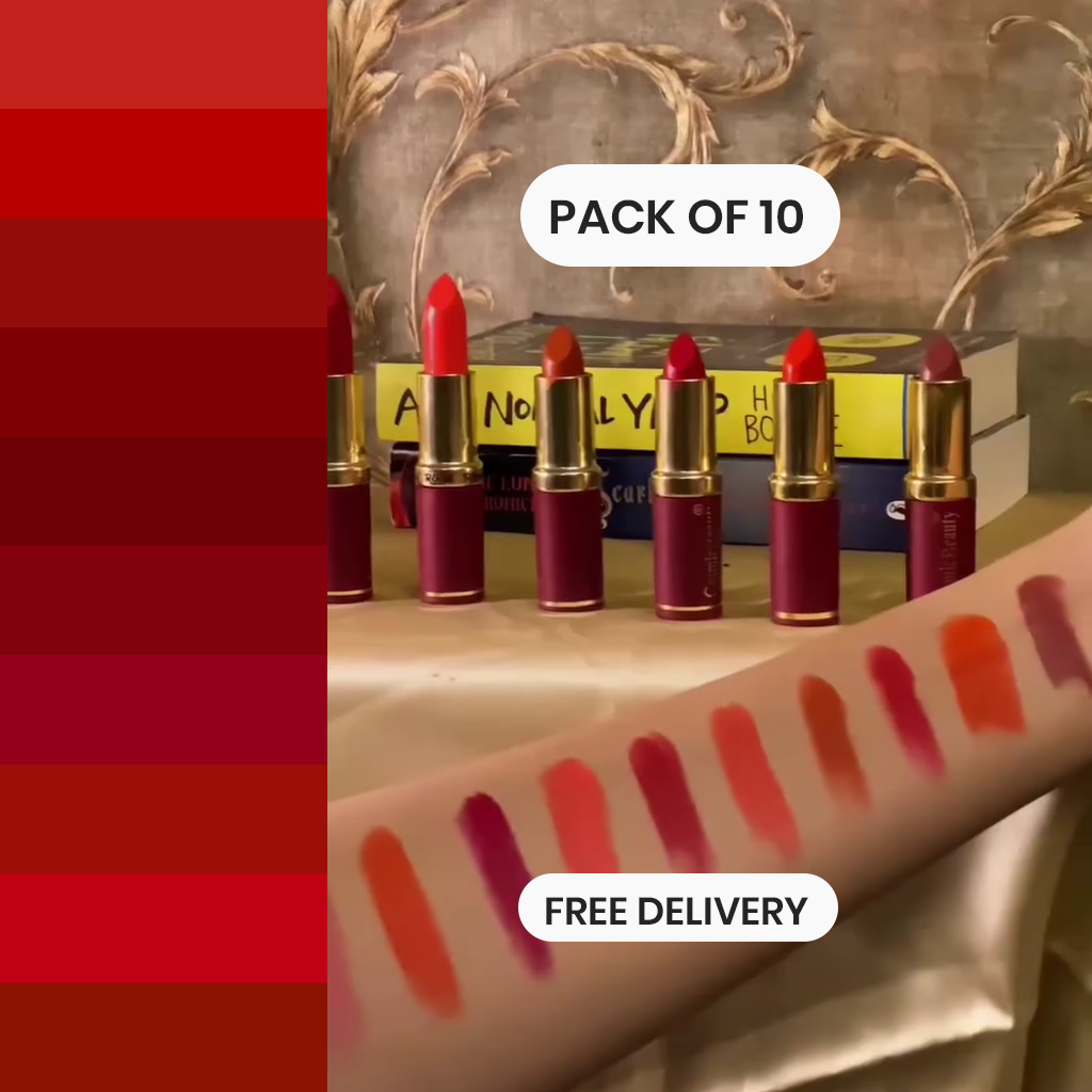 Pack of 10 Royal Beauty Lipstick