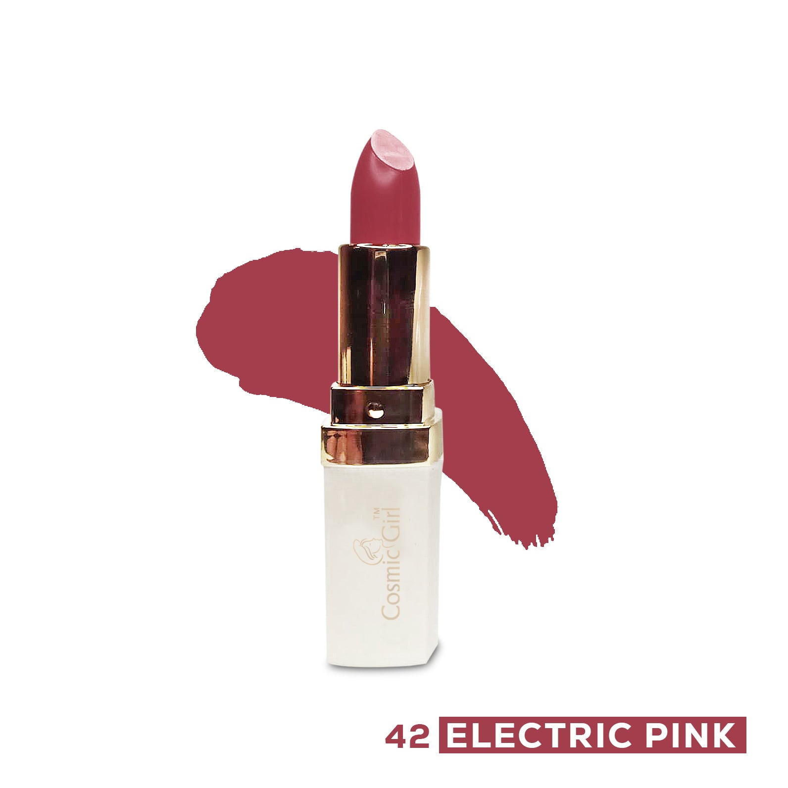 Cosmic Girl Matte Lipstick Electric Pink