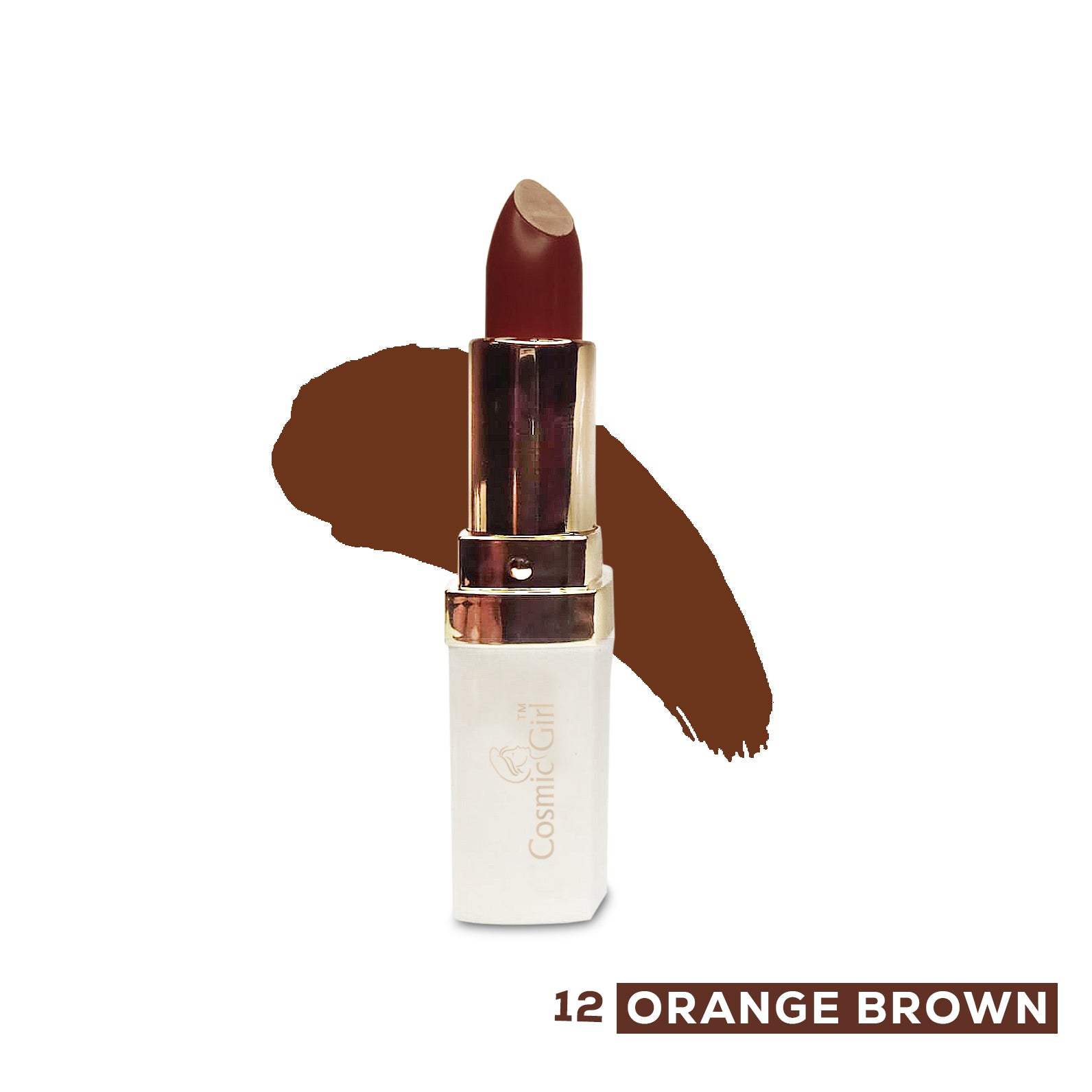 Cosmic Girl Matte Lipstick Orange Brown