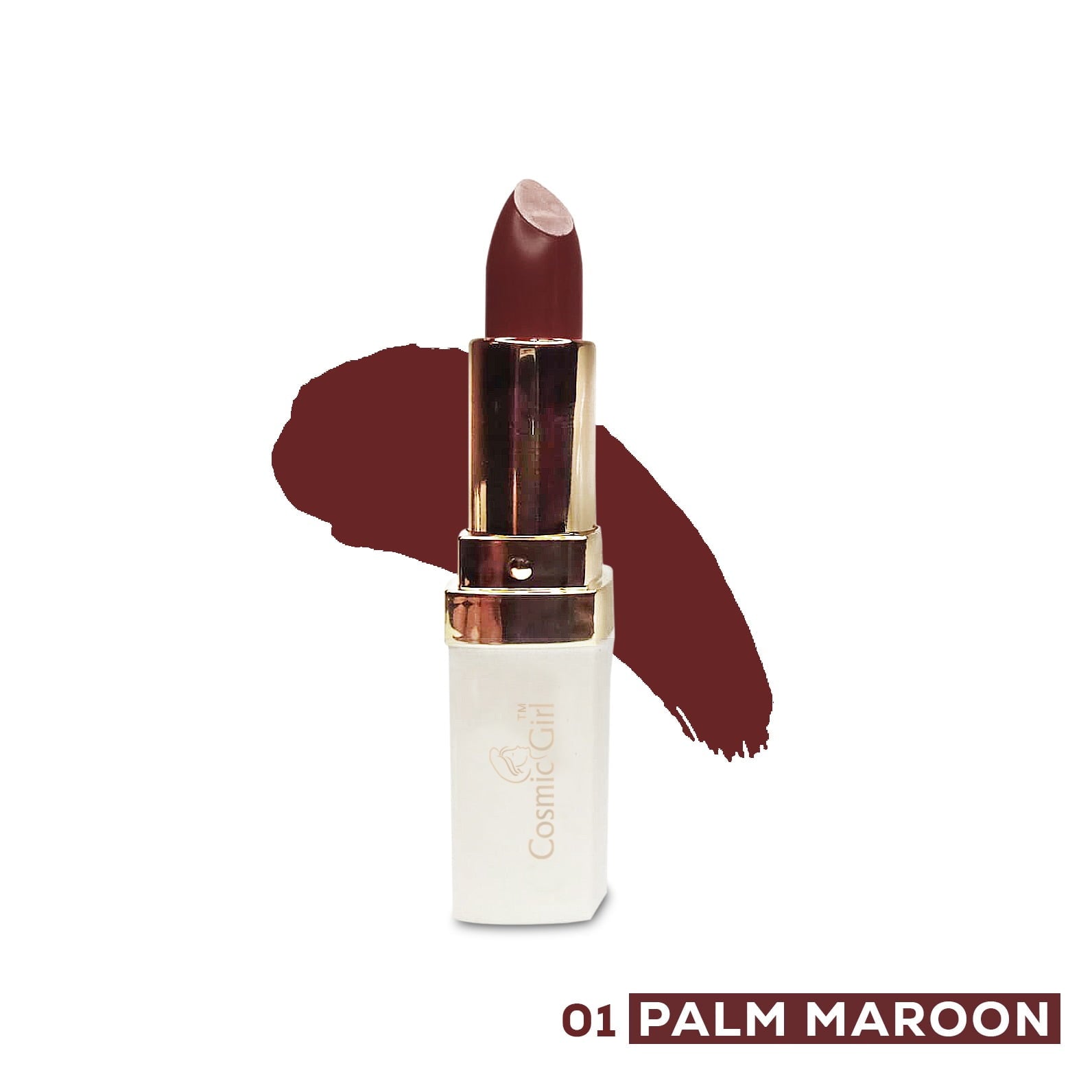 Cosmic Girl Matte Lipstick Palm Maroon