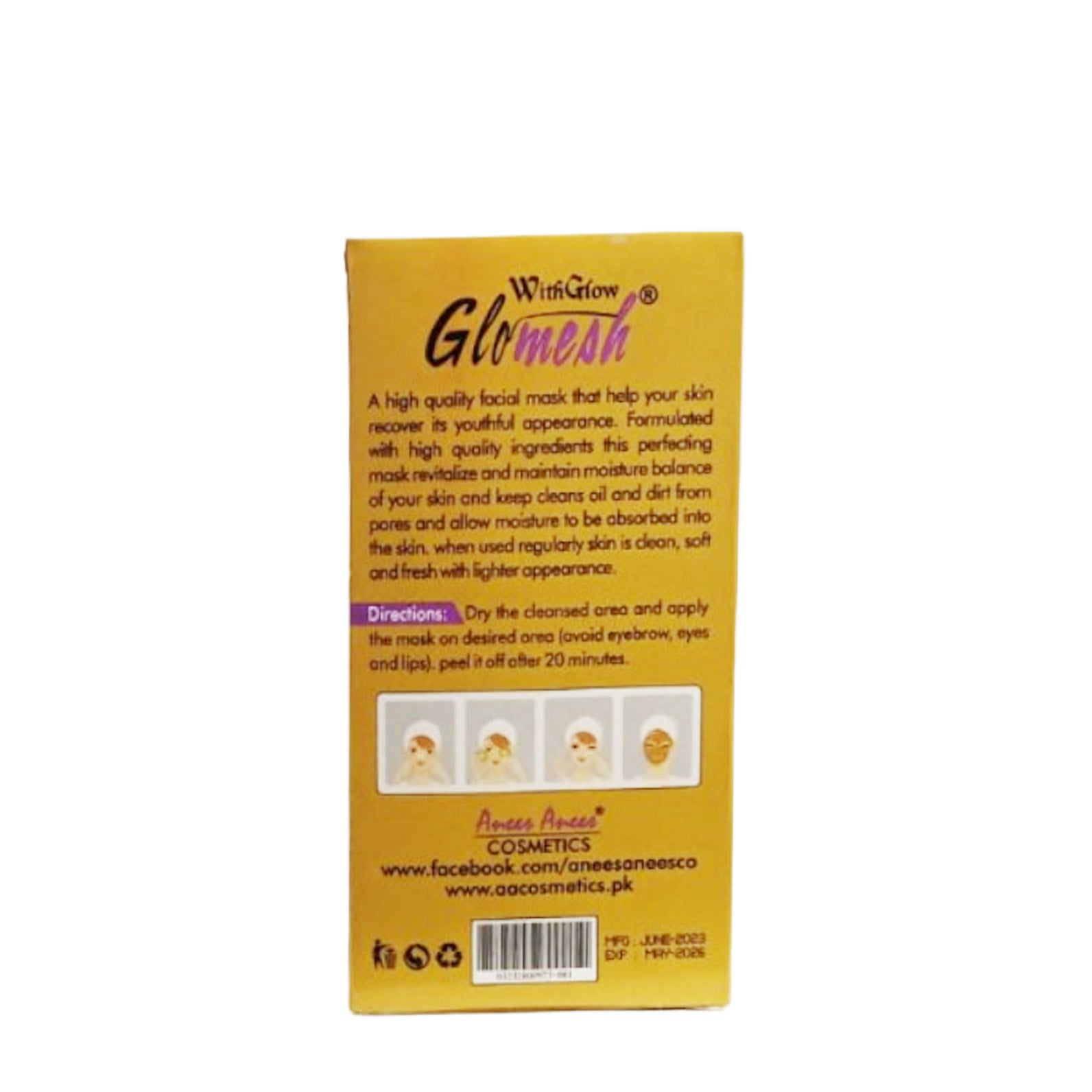 Glomesh Gold Mask Urgent Facial Sachet