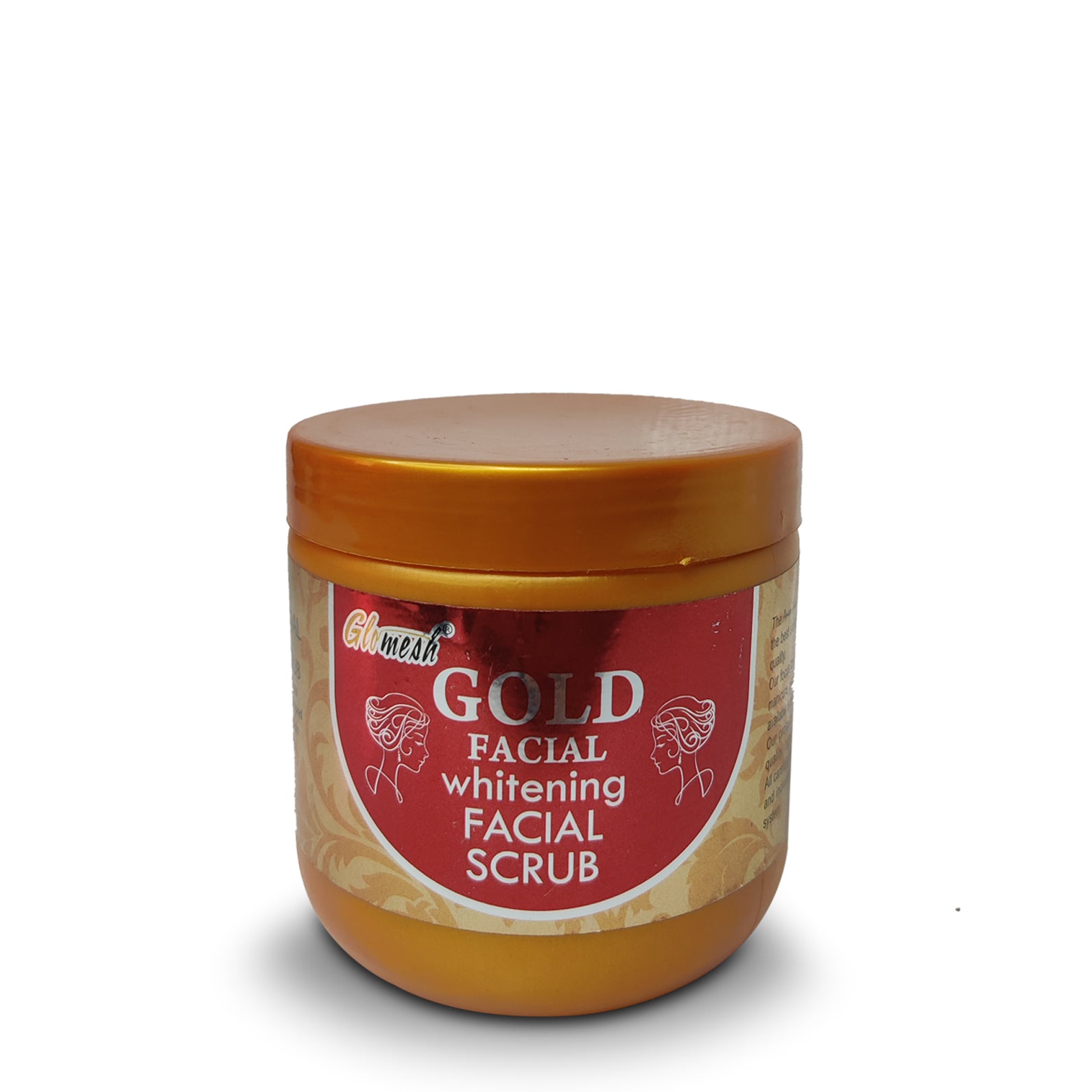 Gold Facial Whitening Facial Scrub Jar