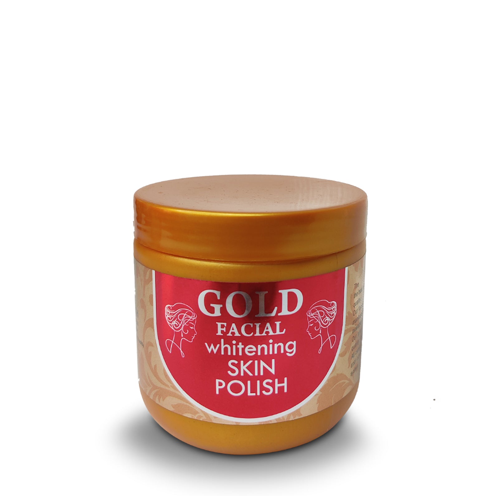 Gold Facial Whitening skin polish Jar