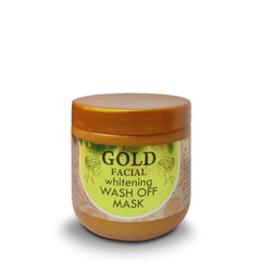 Gold Facial Whitening Wash Off Mask Jar