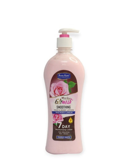 Rose Face & Body Lotion Family Pack 650e ml