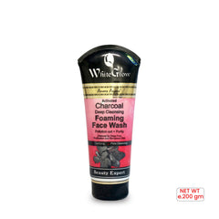 White Glow Charcoal Deep Cleansing Foaming Face Wash